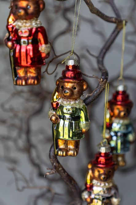 Hovedbilde Juletrepynt Bamse - Grønn