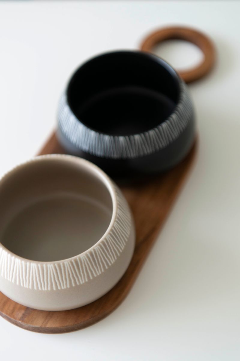 Serveringssett Strå To på Rad