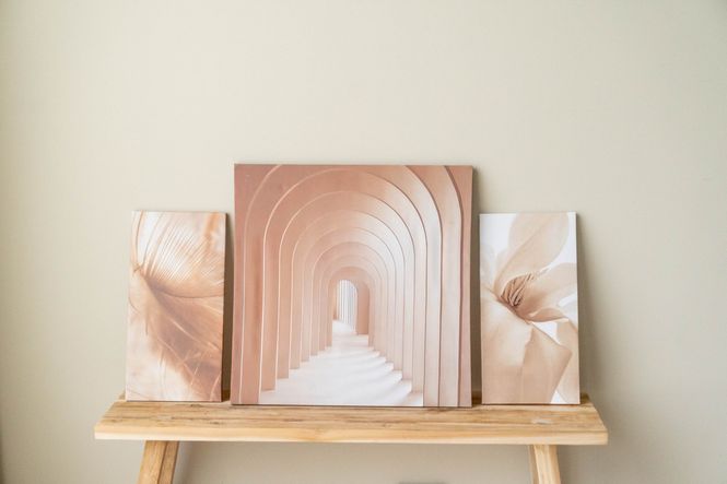 Hovedbilde Veggpynt 3pk - Beige Gang