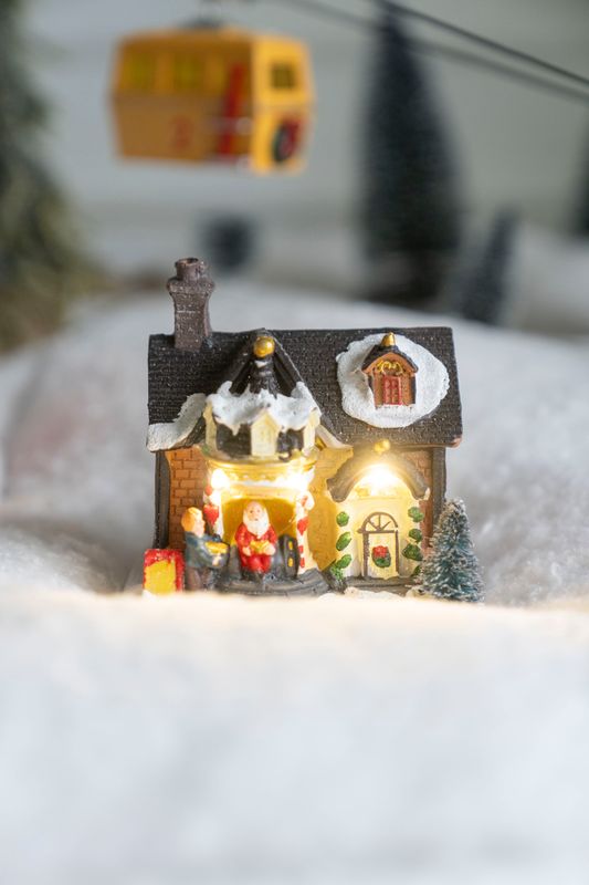 Juleby - LED Hus Versjon 6