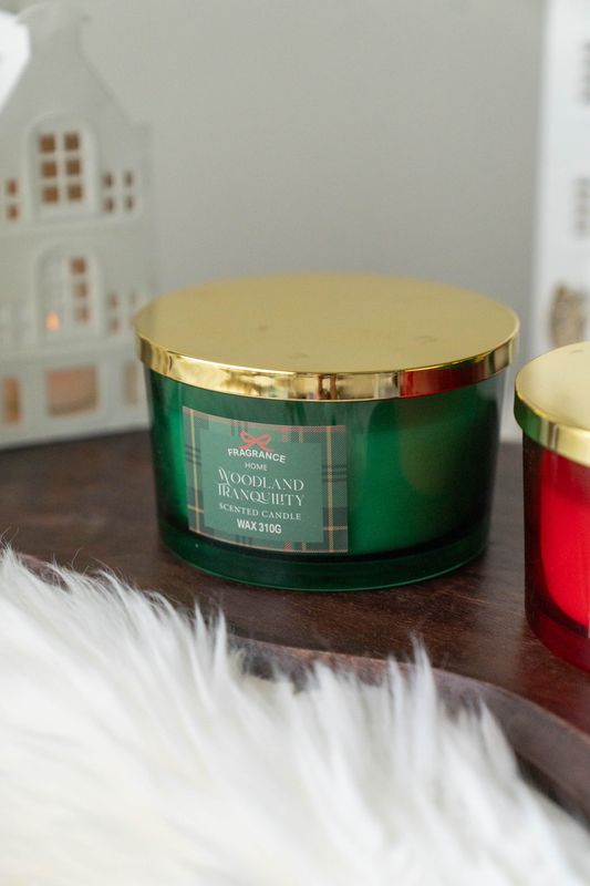 Duftlys m/lokk 13cm - Woodland Tranquility