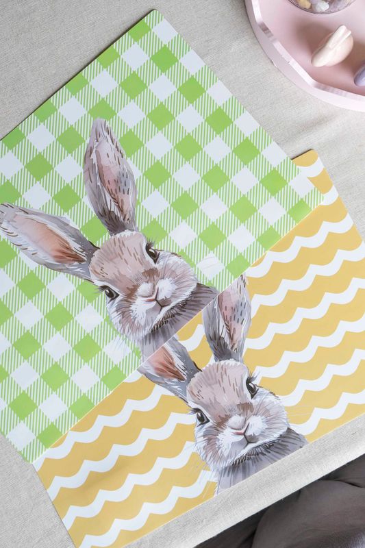 Lykketass Bordbrikke – 43,5×28,5 cm – Grønn