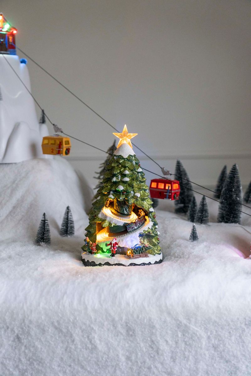 Juleby - Juletre m/tog