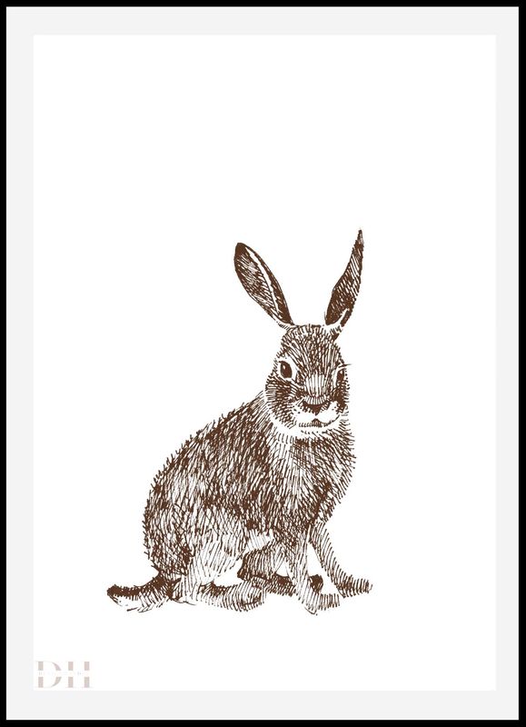 Poster - Villmark Hare