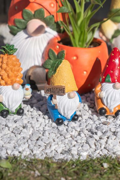 Hovedbilde Nisse med frukthatt – stor – sitron