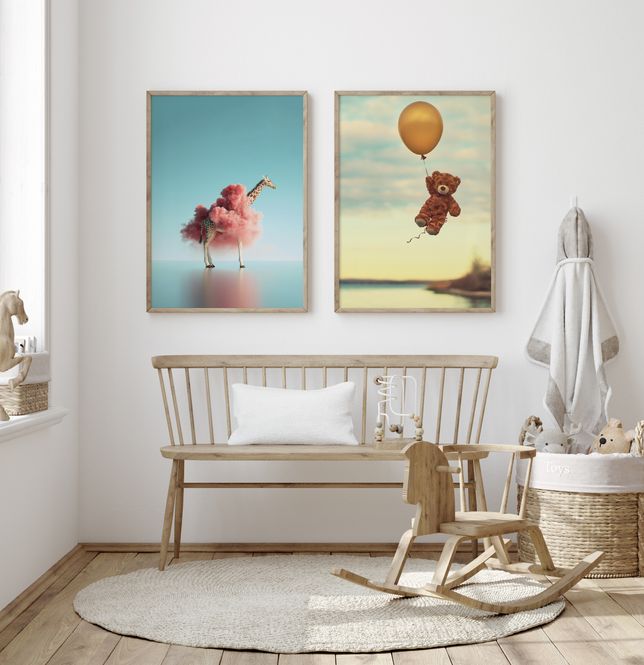 Hovedbilde Poster - Giraffsky