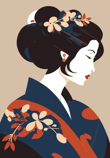 Hovedbilde Poster - Japan Geisha