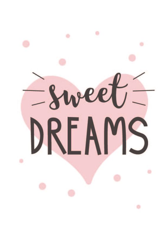 Poster - Sweet Dreams Hjerte