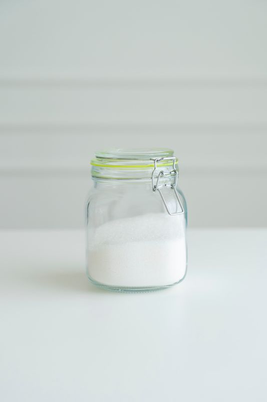 Glasskrukke 1L - Grønn