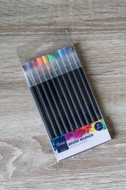 Hovedbilde Penseltusj sett m/10 farger