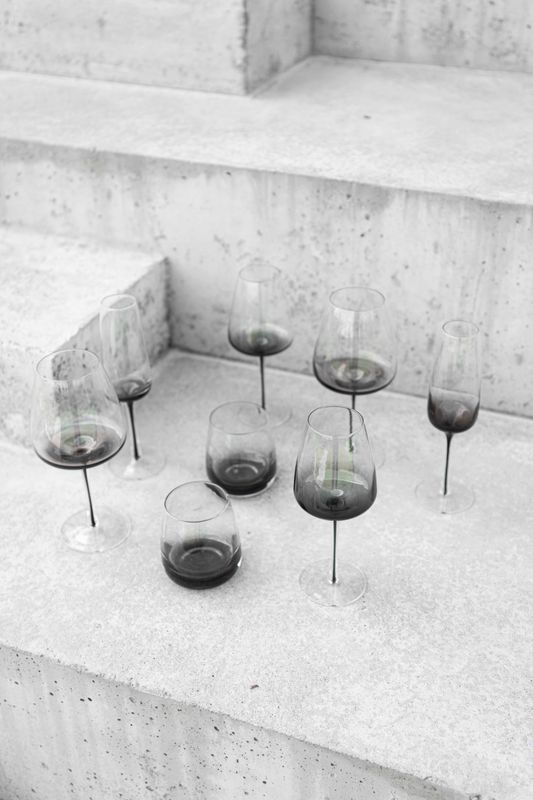 Skumring Vannglass 2pk svart