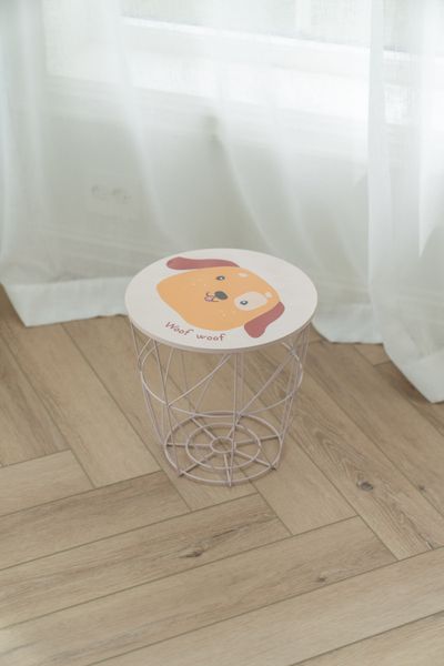 Hovedbilde Sidebord kurv i metall – hund