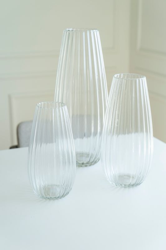 Vase Glass 20x50cm