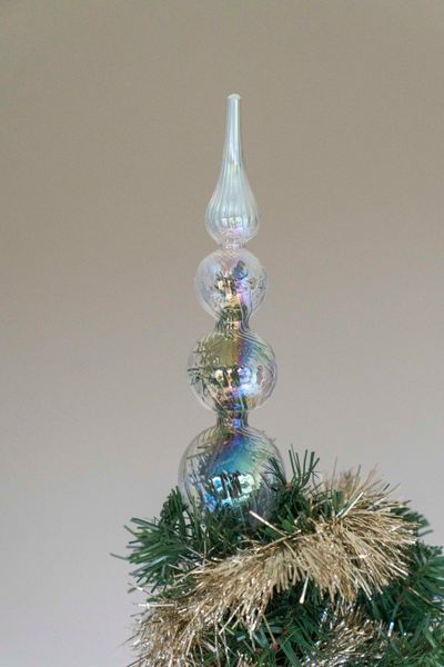 Hovedbilde Tretopper - Kjegle Iriserende 28cm