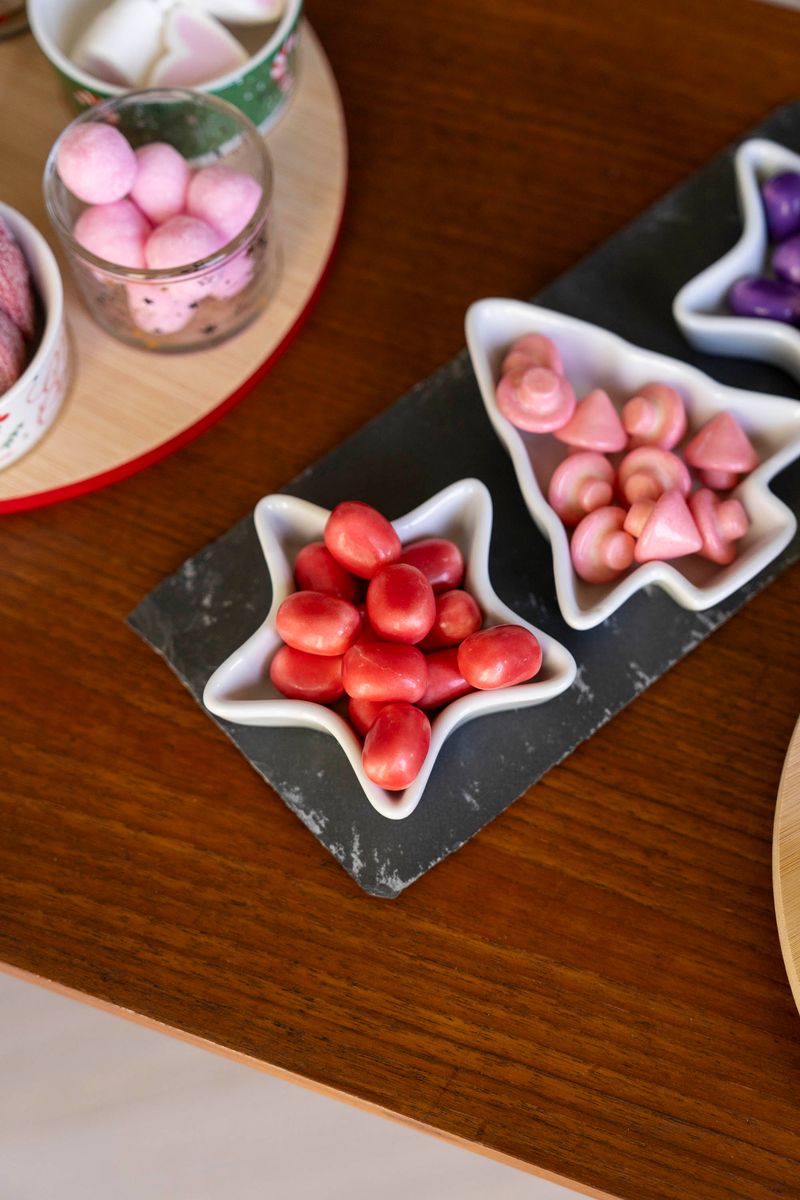 Serveringssett - Julehimmel 