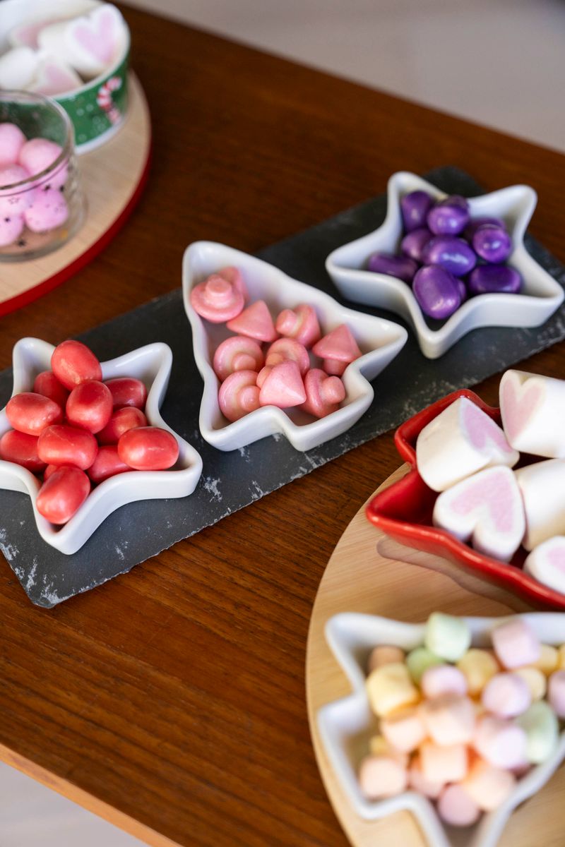 Serveringssett - Julehimmel 