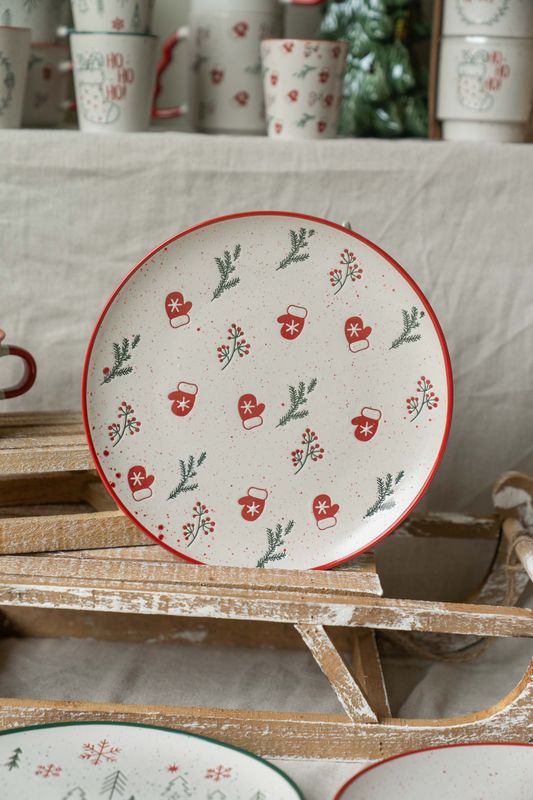 Julehilsen Tallerken 26,5cm - Vott