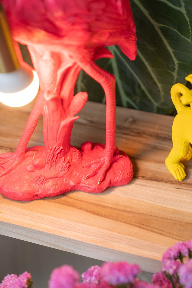 Lampe Flamingo 45cm Rosa