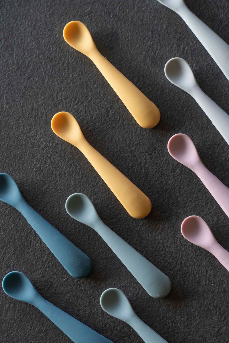 Babyskje i silikon – gul