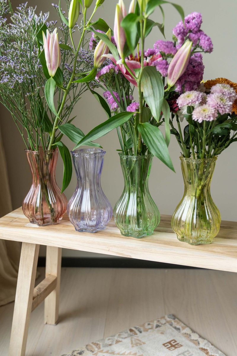 Glassvase – lilla