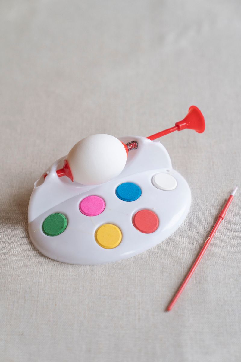 Eggemalingsmaskin med maling