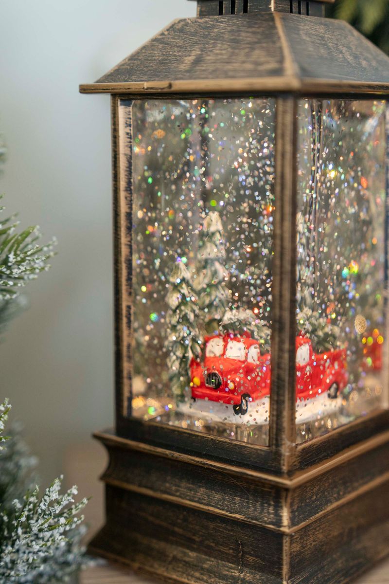 LED Lanterne 22cm Rød Bil