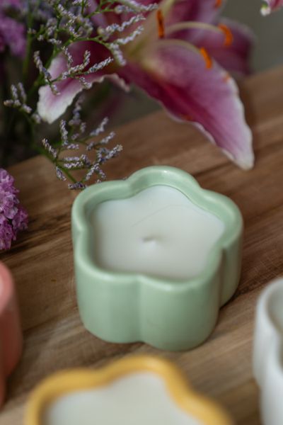 Hovedbilde Lys blomsterpotte – Grønn