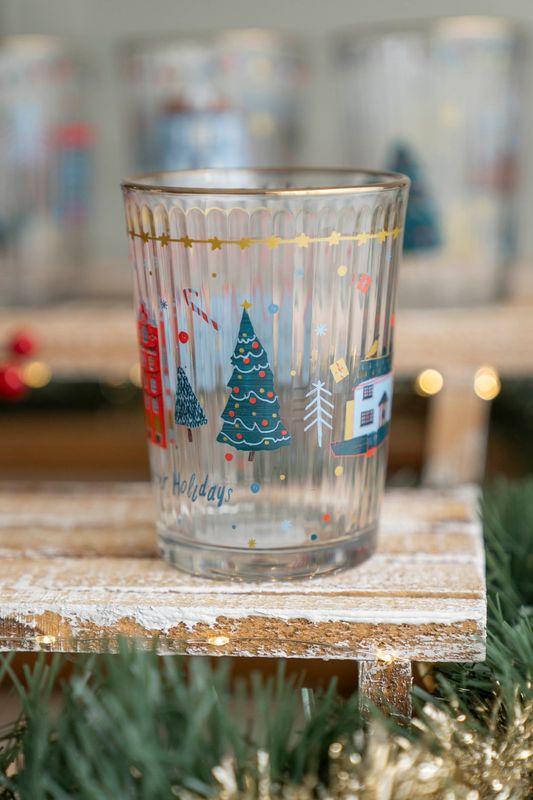 Vannglass 500ml - Rød Leilighet
