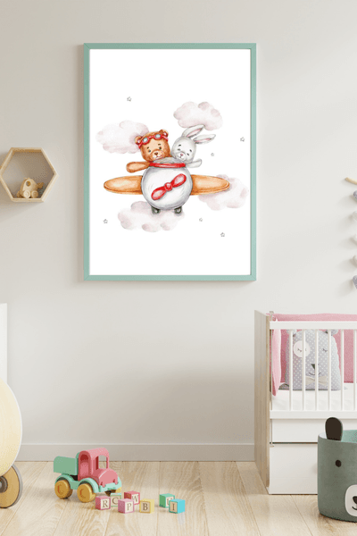 Hovedbilde Poster - Fly. Bjørn og Kanin