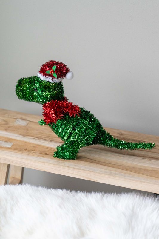 Tinsel Dinosaur Grønn