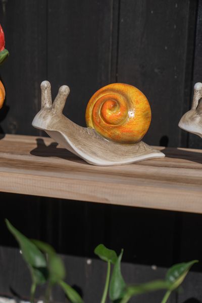 Hovedbilde Dekorsnegle 22,5x10,5x12,5cm - Oransje