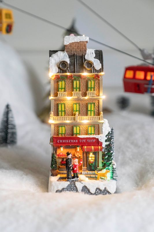 Juleby - Butikk Bakeri lys brun