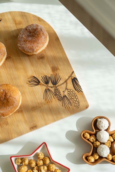 Hovedbilde Bambusfjøl 35x26,5cm - Liten Grenmotiv