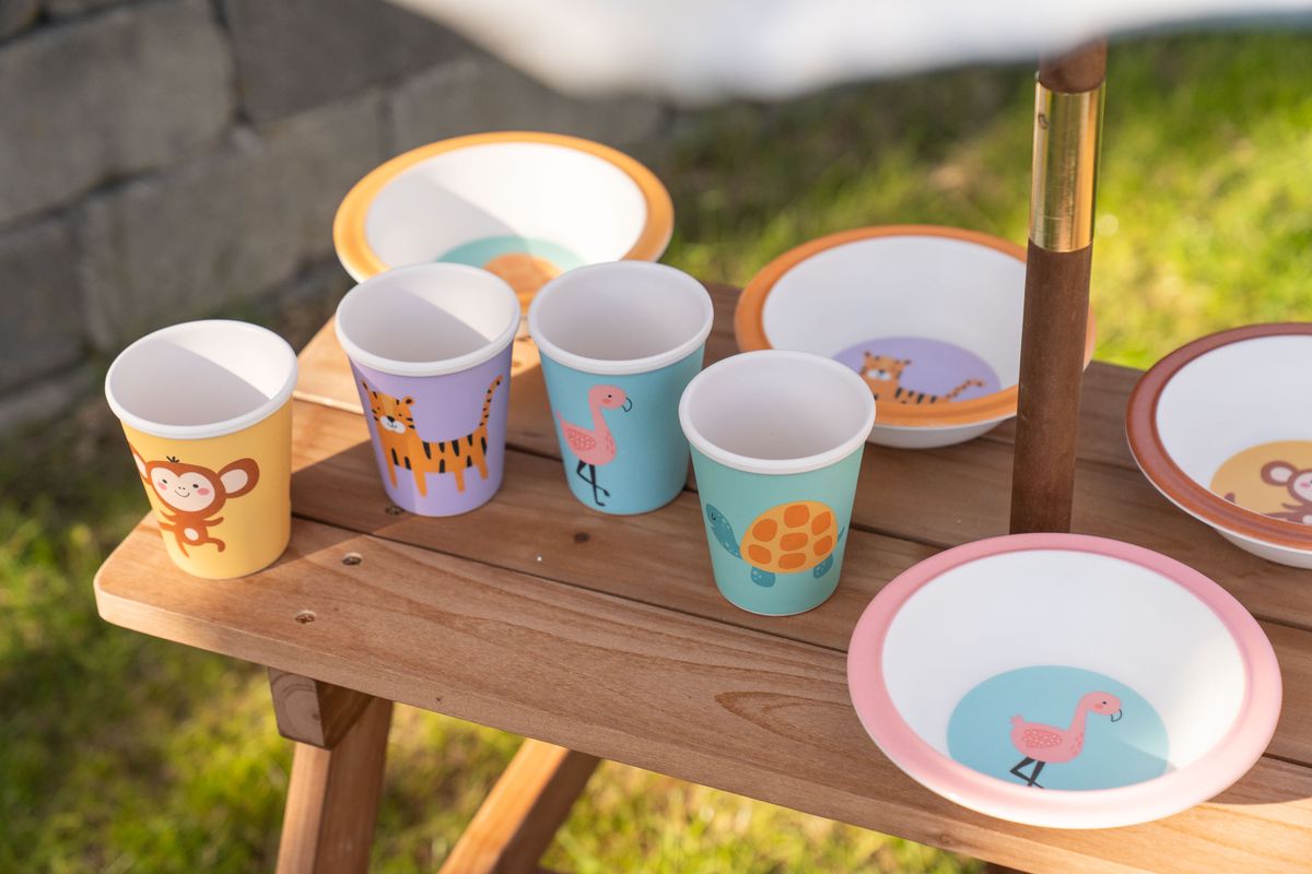 Play barneskål – 400 ml – flamingo