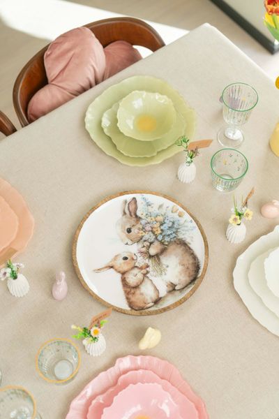 Hovedbilde Vårsprett serveringsbrett – Ø30×H2,5 cm ...