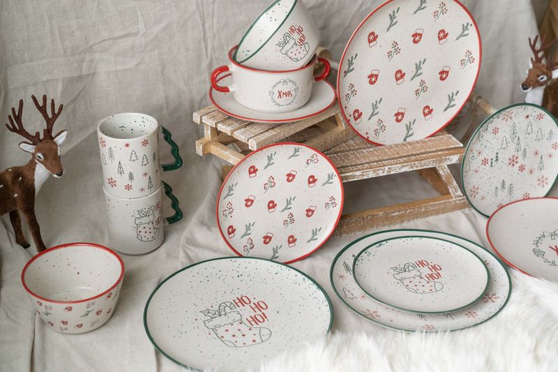Julehilsen Tallerken 20cm - Xmas