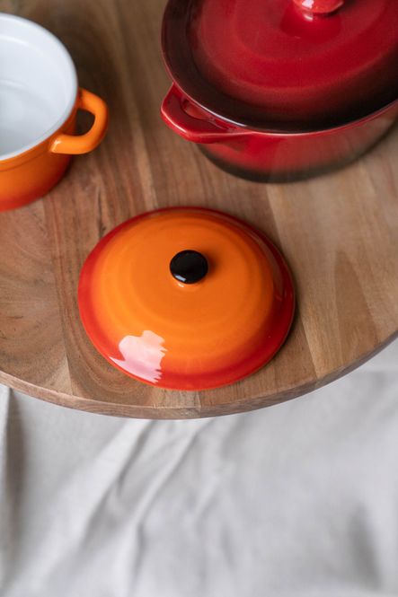 Hovedbilde Flamme Gryte 10cm - Oransje