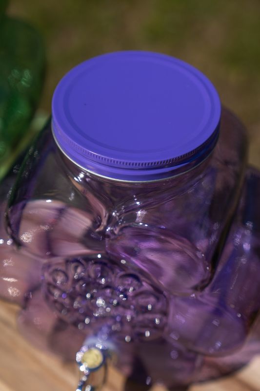 Drikkedispenser – blomst – lilla