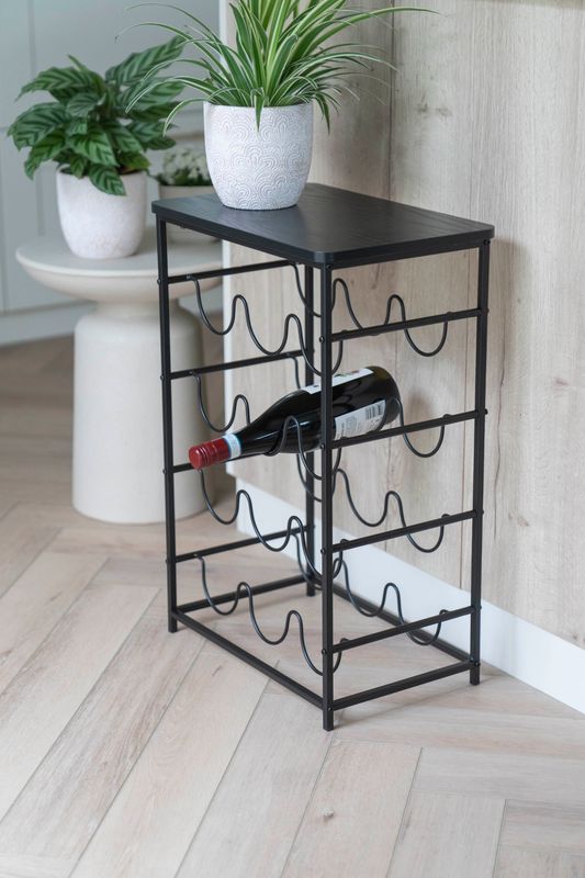 Vinstativ/Sidebord 40x60cm Svart