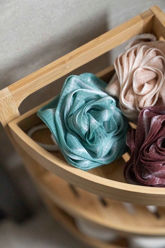 Loofah Blomst - Blå