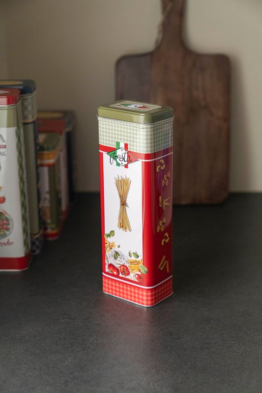 Milano Oppbevaringsboks Pasta – 9,5×7,5×H19,5cm – Grønn