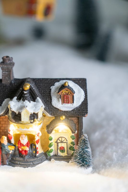 Juleby - LED Hus Versjon 6