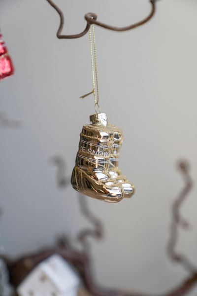 Hovedbilde Juletrepynt - Slalomsko Gull