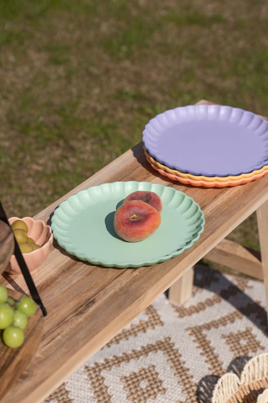 Soft tallerken – Ø20 cm – grønn