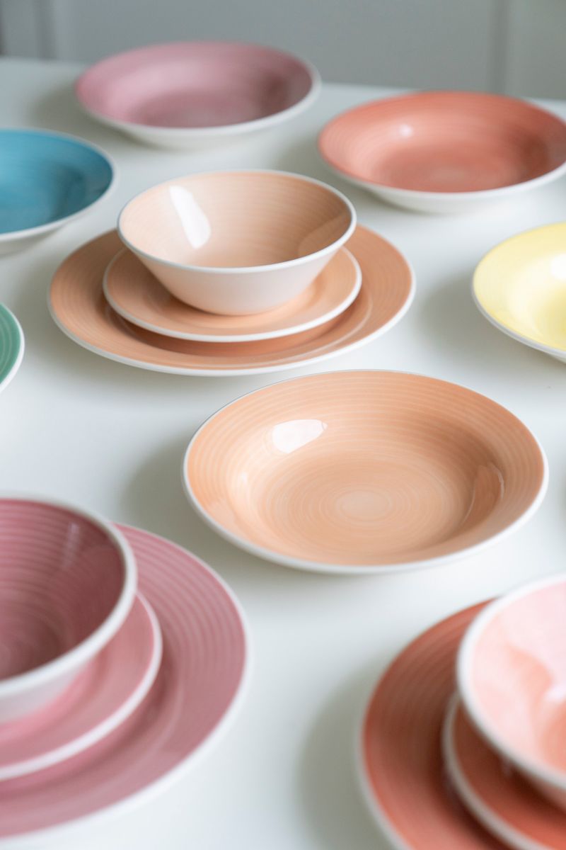 Virvelvind - Skål 22cm Oransje