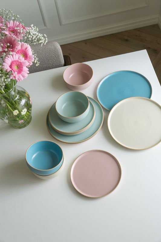 Harmoni - Tallerken – Ø21 cm – Beige