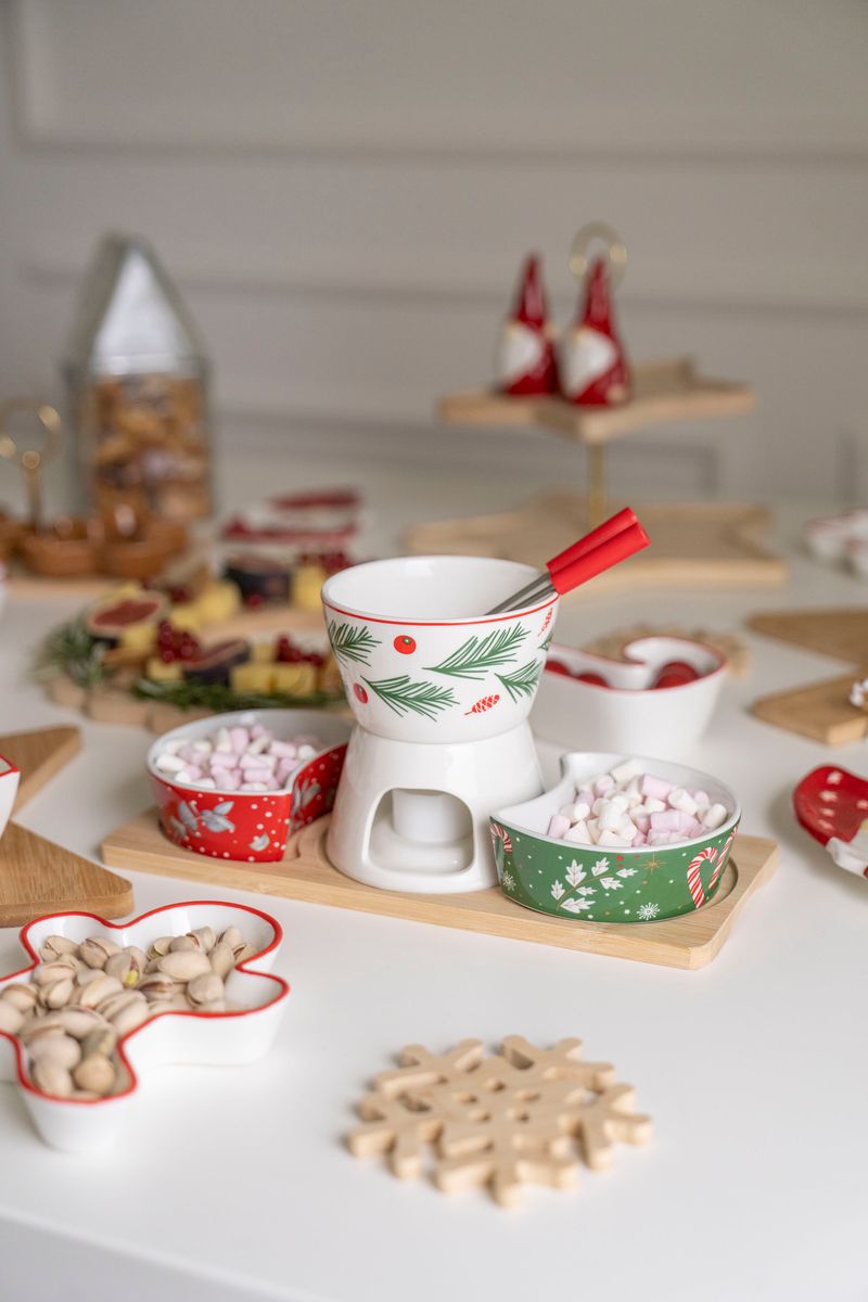 Fondue Sett - Merry Christmas