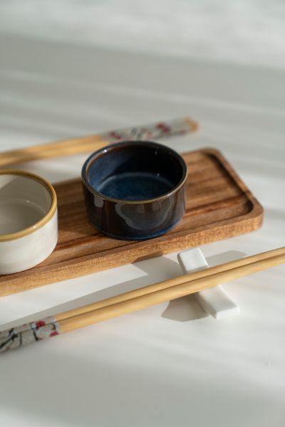 Hovedbilde Sushisett - Blå og Hvit