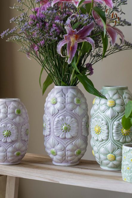 Hovedbilde Vase blomster – 27 cm – Rosa