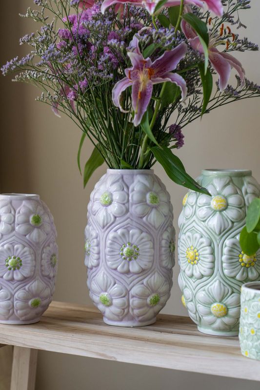 Vase blomster – 27 cm – Rosa